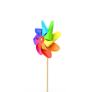 Colorful Pinwheel LBGTQA