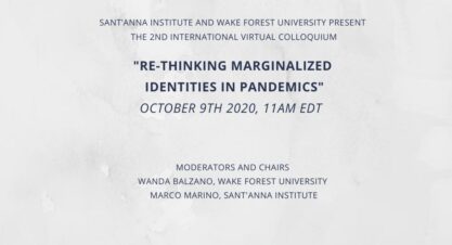 Sant’Anna Institute and Wake Forest University Virtual Colloquium 2